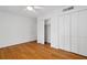 Bright bedroom with hardwood floors and spacious closet at 1112 Warrenhall Ne Ln, Brookhaven, GA 30319