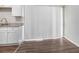 Kitchen dining area with hardwood floors and sliding glass doors at 2707 Crescendo Nw Dr, Atlanta, GA 30318