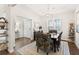 Formal dining room with hardwood floors and stylish decor at 111 Legends Way, Hiram, GA 30141