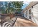 Deck with access from the house, offering views of the backyard at 910 E Lake Dr, Decatur, GA 30030