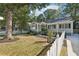 Gray craftsman home with white picket fence and mature trees at 910 E Lake Dr, Decatur, GA 30030