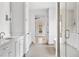 Spa-like bathroom with a glass-enclosed shower at 90 Sheridan Dr, Atlanta, GA 30305