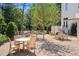 Community courtyard with tables and chairs for residents at 90 Sheridan Dr, Atlanta, GA 30305