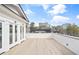 Spacious rooftop deck with city views at 90 Sheridan Dr, Atlanta, GA 30305
