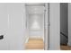 Modern elevator with light wood floors and white walls at 90 Sheridan Dr, Atlanta, GA 30305