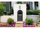 Attractive community entry gate with landscaping at 90 Sheridan Dr, Atlanta, GA 30305