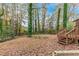 Large backyard with wooden deck and screened gazebo at 3390 Glenview Sw Cir, Atlanta, GA 30331