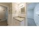 Bathroom with granite vanity and access to bedroom at 3390 Glenview Sw Cir, Atlanta, GA 30331