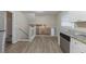 Eat-in kitchen with stainless steel appliances and breakfast bar at 3390 Glenview Sw Cir, Atlanta, GA 30331