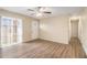 Bright living room featuring hardwood floors and lots of natural light at 6979 Bruce Cir, Lithonia, GA 30058