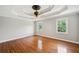 Spacious main bedroom with hardwood floors and a neutral color palette at 289 Barn Rd, Canton, GA 30115