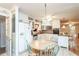 Kitchen with a breakfast nook and ample cabinet space at 1526 N Cherokee N Rd, Social Circle, GA 30025