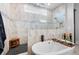 Bathroom with soaking tub and walk-in shower at 655 Flower Farm Dr, Acworth, GA 30101