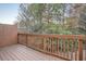 Private deck surrounded by trees at 3649 Chattahoochee Summit Se Dr, Atlanta, GA 30339