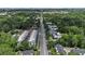 Aerial view of neighborhood with tree-lined street at 1145 Kirkwood # 4, Atlanta, GA 30316