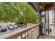 Balcony overlooking trees and parking area at 216 Semel Nw Dr # 376, Atlanta, GA 30309