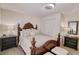 Cozy bedroom with a full-size bed and built-in wardrobe at 2230 Old Fountain Rd, Lawrenceville, GA 30043