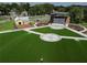 Daytime aerial view of the Piedmont Bank Amphitheater and surrounding park area at 2201 Fullers Aly, Kennesaw, GA 30144