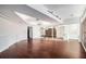 Open floor plan with hardwood floors and exposed brick walls at 1112 Delaware Se Ave, Atlanta, GA 30316