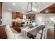 Open concept dining area with kitchen and living room views at 5245 Wilshire Xing, Cumming, GA 30040