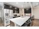 Modern kitchen with stainless steel appliances and white quartz countertops at 440 Mulberry Se Row, Atlanta, GA 30354