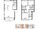 Two-story home floor plan showcasing three bedrooms, two bathrooms, and a spacious Gathering room at 127 Stein Steel St # 12, Atlanta, GA 30316