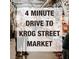 Four-minute drive to Krog Street Market at 127 Stein Steel St # 12, Atlanta, GA 30316