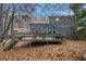 View of the home's exterior, deck, and backyard at 2291 Wilkins Ct, Decatur, GA 30035