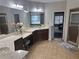 Spacious primary bathroom with double vanity, shower, and soaking tub at 1880 Hays Farm Walk, Marietta, GA 30064