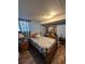 Finished basement bedroom with wood-look flooring at 1824 Smith Store Rd, Covington, GA 30016