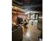 Basement kitchen with stainless steel appliances and wood-look floors at 1824 Smith Store Rd, Covington, GA 30016