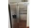 Stainless steel refrigerator with water and ice dispenser at 2705 Greystone Pl, Austell, GA 30106