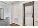 Convenient laundry closet with stackable washer/dryer at 966 Moda Dr, Atlanta, GA 30316