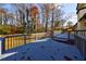 Multi-level deck overlooking fenced backyard at 175 Jayne Ellen Way, Alpharetta, GA 30009