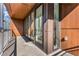 Private balcony with wood-like flooring and metal railings at 775 Juniper Ne St # 619, Atlanta, GA 30308