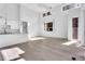 Modern kitchen with island and stainless steel appliances at 775 Juniper Ne St # 619, Atlanta, GA 30308