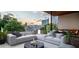 Outdoor patio with seating area and city views at 775 Juniper Ne St # 619, Atlanta, GA 30308