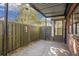Covered patio and fenced backyard at 6851 Roswell Rd # D14, Atlanta, GA 30328