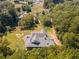 Aerial view of house showcasing the large backyard and surrounding trees at 776 Old Lathemtown Road, Canton, GA 30115