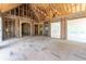 Open concept great room with high ceilings, framing stage at 776 Old Lathemtown Road, Canton, GA 30115