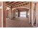 Spacious living room with high ceilings and a fireplace, currently under construction at 776 Old Lathemtown Road, Canton, GA 30115