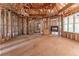 Large living area with high ceilings and fireplace at 776 Old Lathemtown Road, Canton, GA 30115