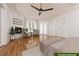 Spacious main bedroom with fireplace, hardwood floors, and sitting area at 776 Old Lathemtown Road, Canton, GA 30115