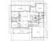 Detailed floor plan of the main level of a house showing bedrooms, kitchen, and living spaces at 15 Stratford Way, Kingston, GA 30145