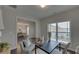 Home office with a view of the neighborhood, perfect for working from home at 1721 Cobblefield Cir, Dacula, GA 30019