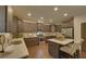 Modern kitchen with stainless steel appliances and an island at 1721 Cobblefield Cir, Dacula, GA 30019
