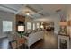 Spacious living room with a fireplace, high ceilings, and hardwood floors at 1721 Cobblefield Cir, Dacula, GA 30019