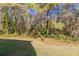 Spacious, grassy backyard surrounded by trees at 633 Larchmont Nw Cir, Atlanta, GA 30318
