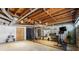Finished basement with home gym and exercise equipment at 1900 Harper Nw Rd, Atlanta, GA 30318