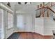 Two-story entryway with hardwood floors and a staircase at 635 Earlham Dr, Suwanee, GA 30024